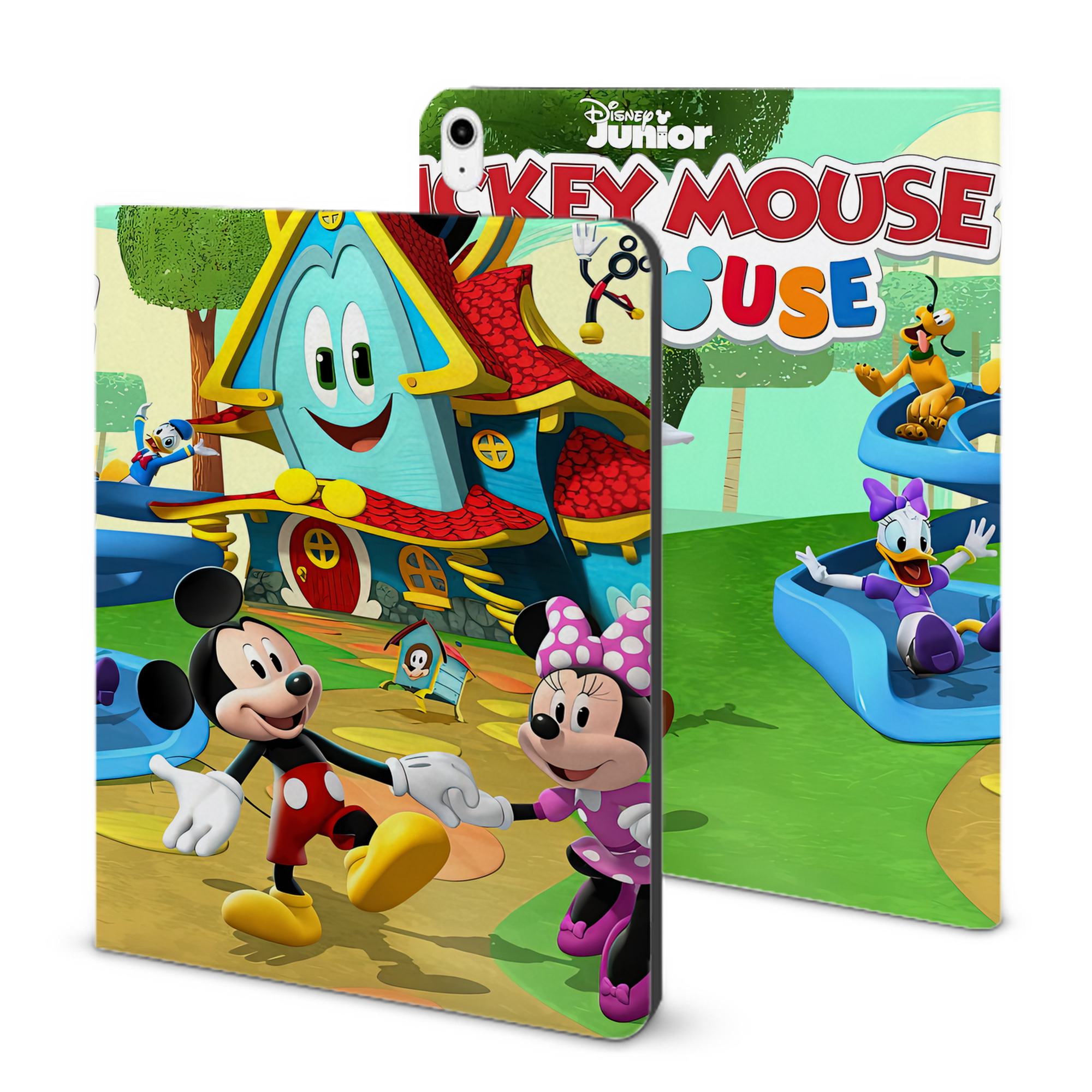 （画像用） ミッキーマウス Mickey Mouse IPadケース ペンホルダー付き ブックスタイルデザイン